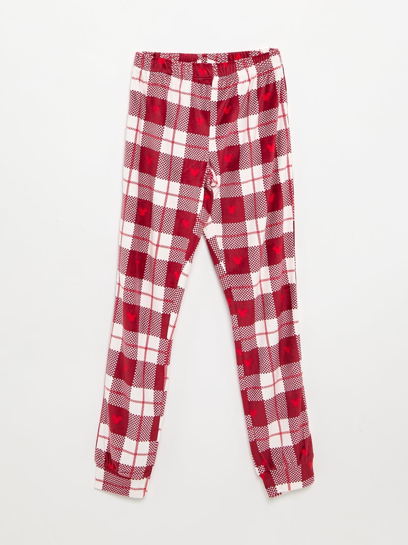 Ensemble de pyjama 'Disney' en velours Rouge - Kiabi