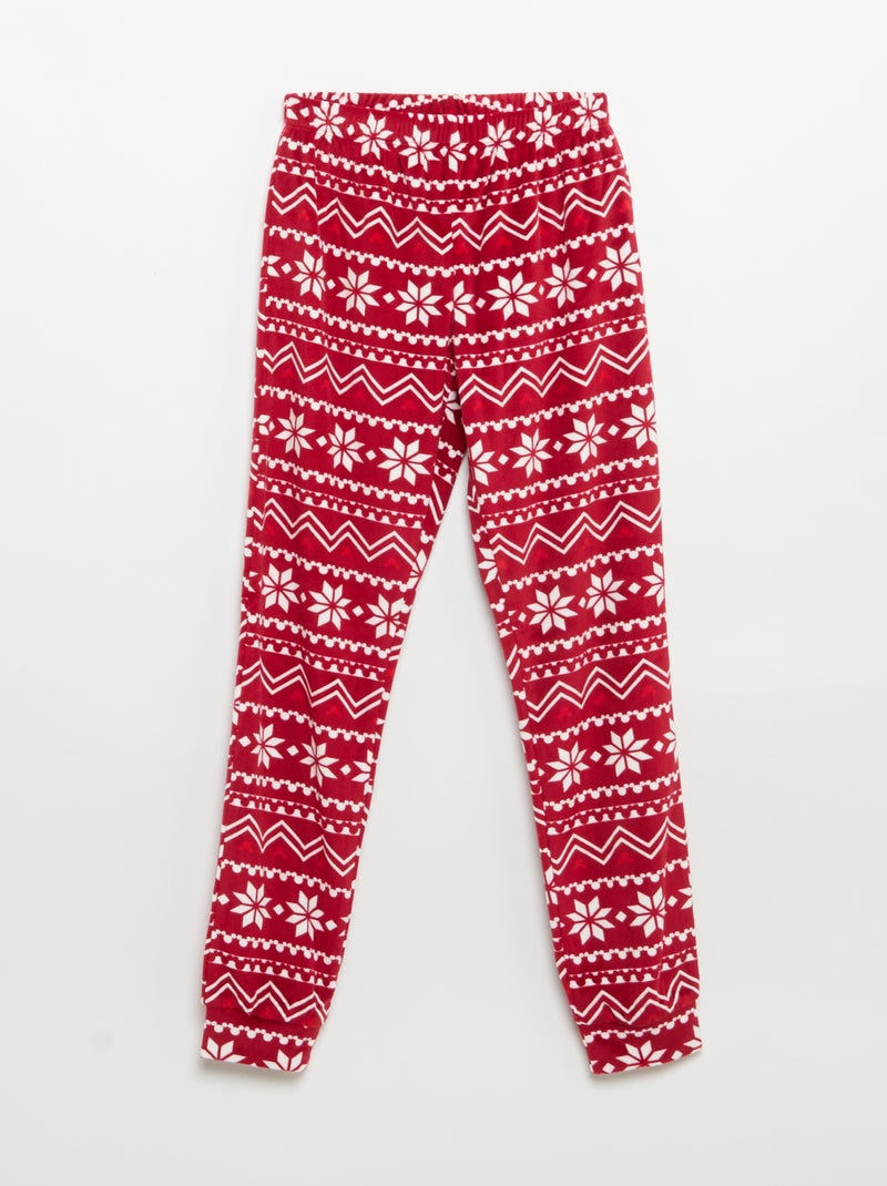 Ensemble de pyjama 'Disney' en velours Rouge - Kiabi