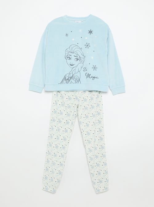 Ensemble de pyjama 'Disney' 'La Reine des Neiges' en velours - Kiabi