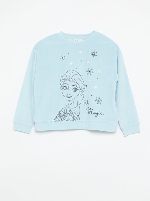 Ensemble de pyjama 'Disney' 'La Reine des Neiges' en velours - Kiabi