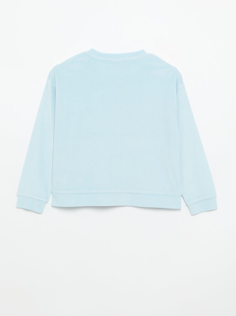 Ensemble de pyjama 'Disney' 'La Reine des Neiges' en velours Bleu - Kiabi
