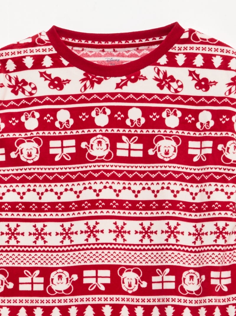 Ensemble de pyjama 'Disney' 'Minnie' en polaire Rouge - Kiabi