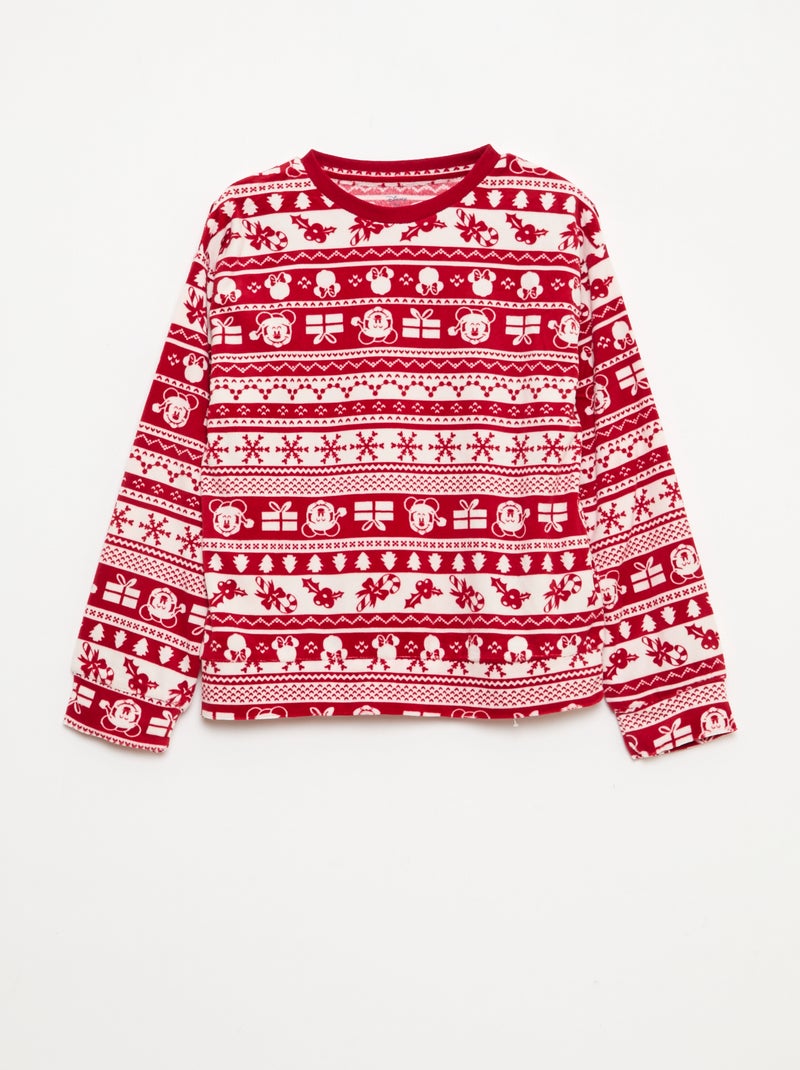 Ensemble de pyjama 'Disney' 'Minnie' en polaire Rouge - Kiabi