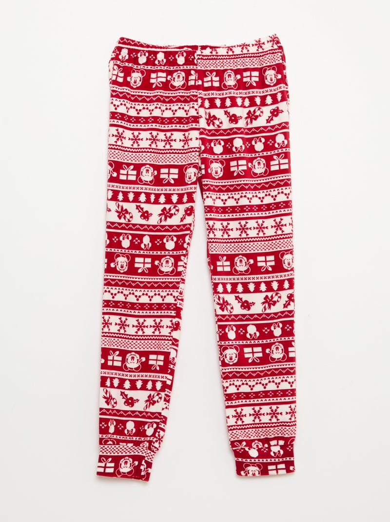 Ensemble de pyjama 'Disney' 'Minnie' en polaire Rouge - Kiabi