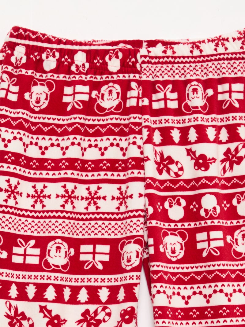 Ensemble de pyjama 'Disney' 'Minnie' en polaire Rouge - Kiabi