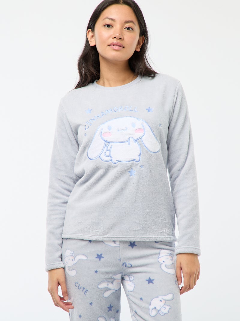 Ensemble de pyjama doux 'Cinamoroll' Bleu - Kiabi