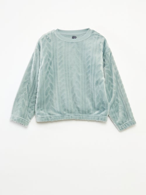 Ensemble de pyjama doux uni - Kiabi