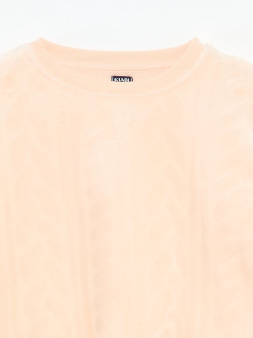 Ensemble de pyjama doux uni - Kiabi