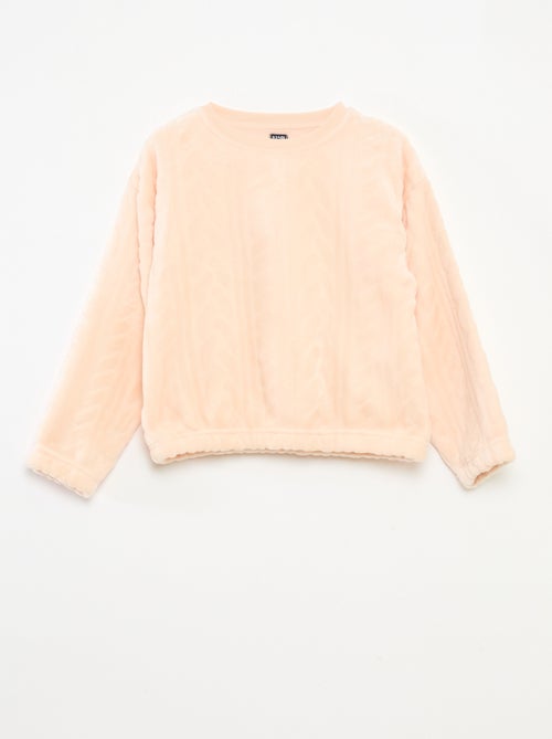 Ensemble de pyjama doux uni - Kiabi