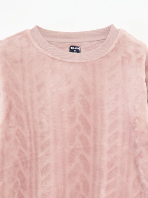 Ensemble de pyjama doux uni - Kiabi