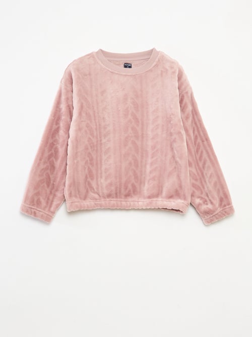 Ensemble de pyjama doux uni - Kiabi