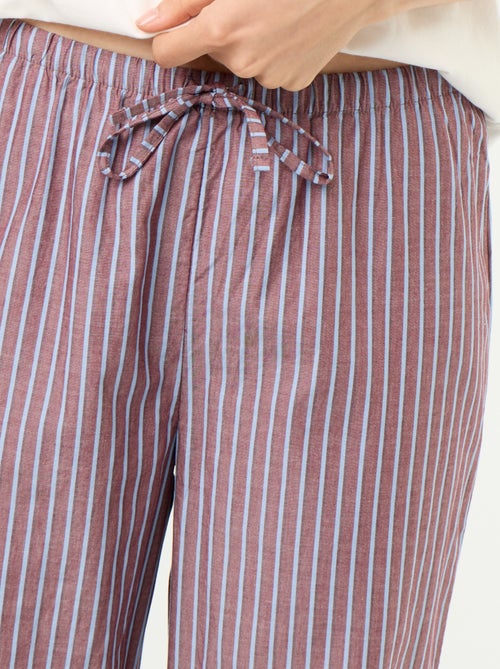 Ensemble de pyjama en coton - T-shirt + pantalon - Kiabi