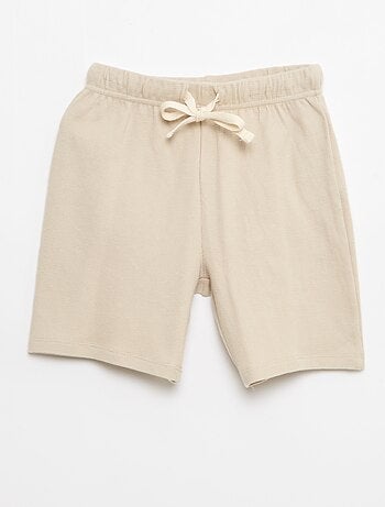 Ensemble de pyjama en coton uni