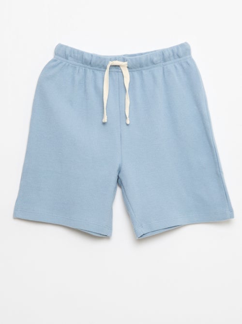 Ensemble de pyjama en coton uni - Kiabi