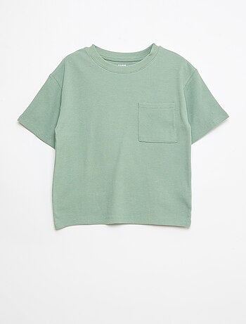 Ensemble de pyjama en coton uni