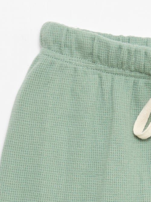 Ensemble de pyjama en coton uni - Kiabi