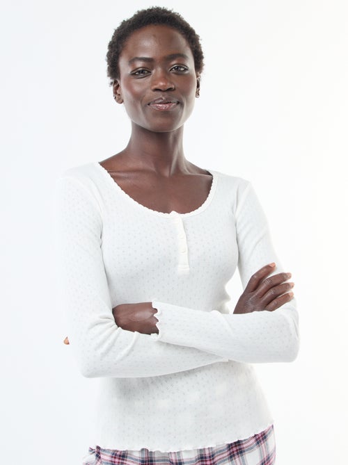 Ensemble de pyjama en flanelle de coton - Kiabi