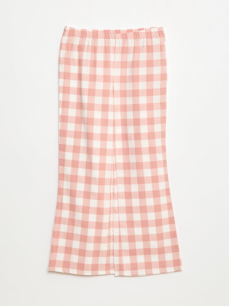 Ensemble de pyjama en flanelle de coton Rose - Kiabi
