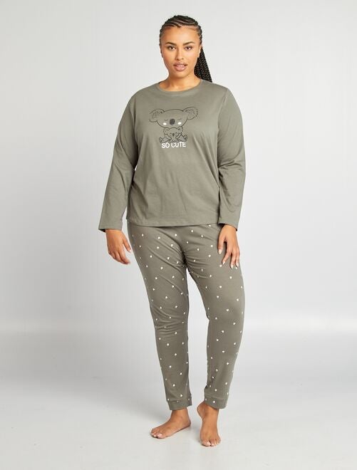 Pyjamas grande taille femme taille XXL Kiabi