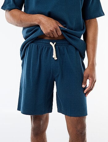 Ensemble de pyjama en matière gaufrée