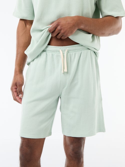 Ensemble de pyjama en matière gaufrée - Kiabi