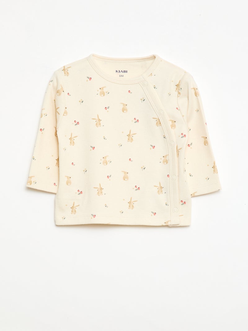 Ensemble de pyjama en molleton - 2 pièces Blanc - Kiabi