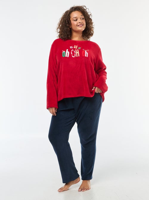 Ensemble de pyjama en polaire - 2 pièces - Kiabi