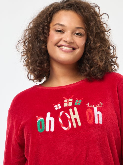 Ensemble de pyjama en polaire - 2 pièces - Kiabi