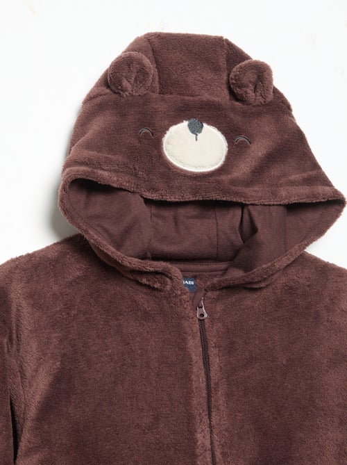 Ensemble de pyjama en polaire avec capuche animée - 2 pièces - Kiabi Ensemble de pyjama en polaire avec capuche animée - 2 pièces - Kiabi