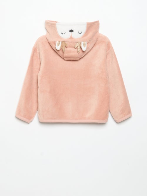 Ensemble de pyjama en polaire avec capuche animée - 2 pièces - Kiabi Ensemble de pyjama en polaire avec capuche animée - 2 pièces - Kiabi
