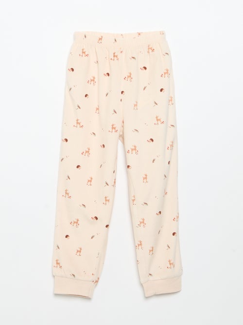 Ensemble de pyjama en polaire avec capuche animée - 2 pièces - Kiabi Ensemble de pyjama en polaire avec capuche animée - 2 pièces - Kiabi