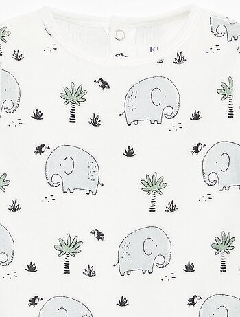 Ensemble de pyjama en polaire avec pieds - 2 pieds