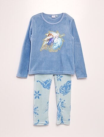 Ensemble de pyjama en polaire 'la Reine des Neiges' 'Disney' - 2 pièces