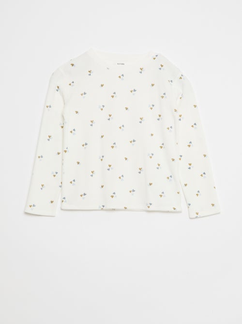 Ensemble de pyjama en polaire sweat + pantalon - 2 pièces - Kiabi