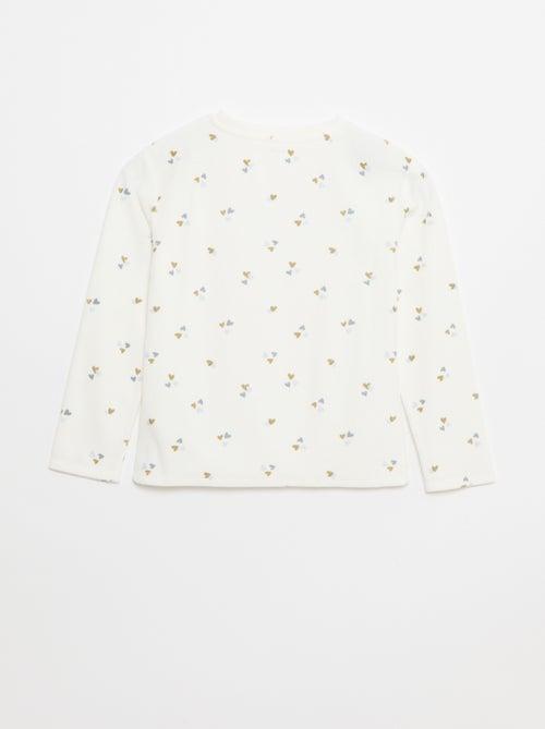 Ensemble de pyjama en polaire sweat + pantalon - 2 pièces - Kiabi