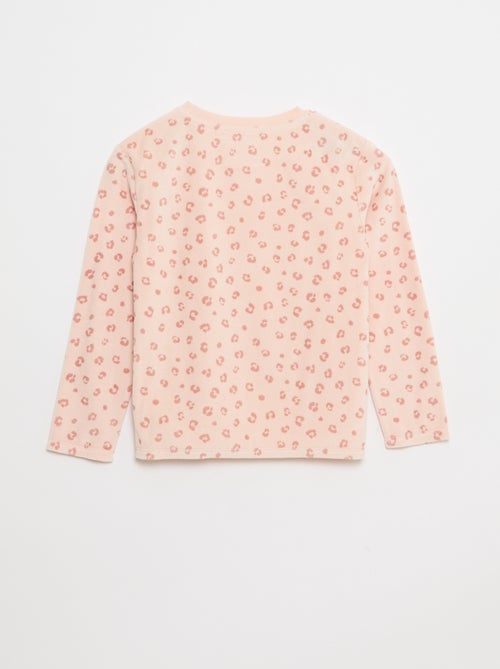 Ensemble de pyjama en polaire sweat + pantalon - 2 pièces - Kiabi