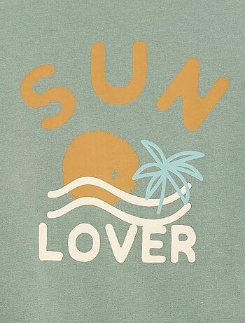 Ensemble de pyjama été en coton T-shirt + short