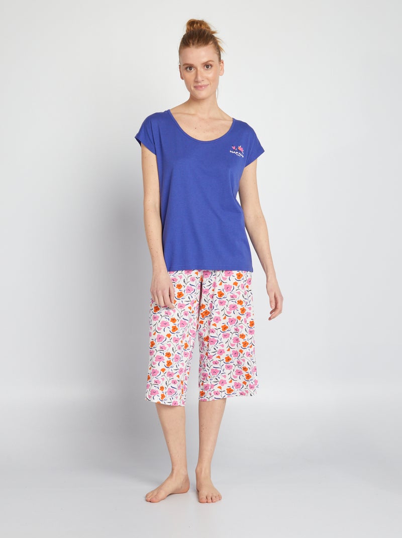 Ensemble de pyjama fantaisie 'Naf naf' - 2 pièces Bleu - Kiabi