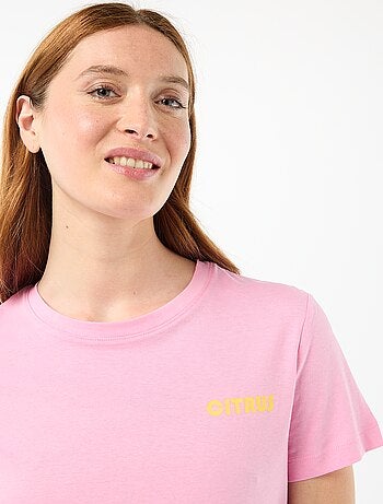 Ensemble de pyjama haut + short léger all-over rayé