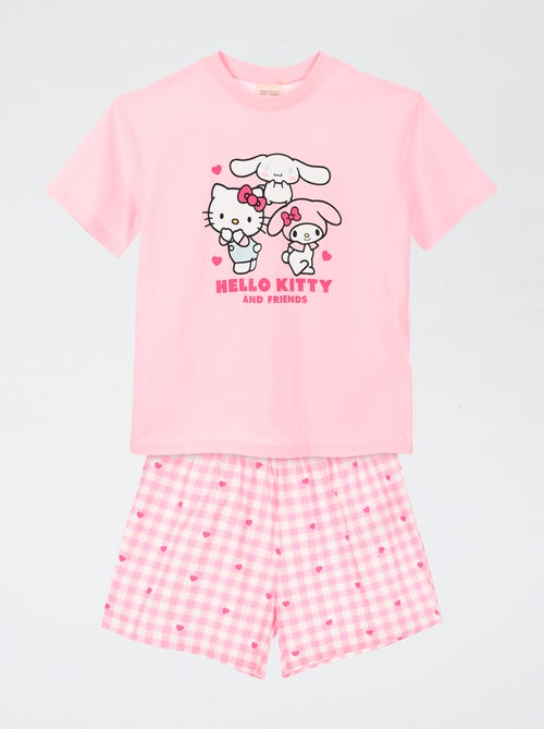 Ensemble de pyjama 'Hello kitty en coton - Kiabi