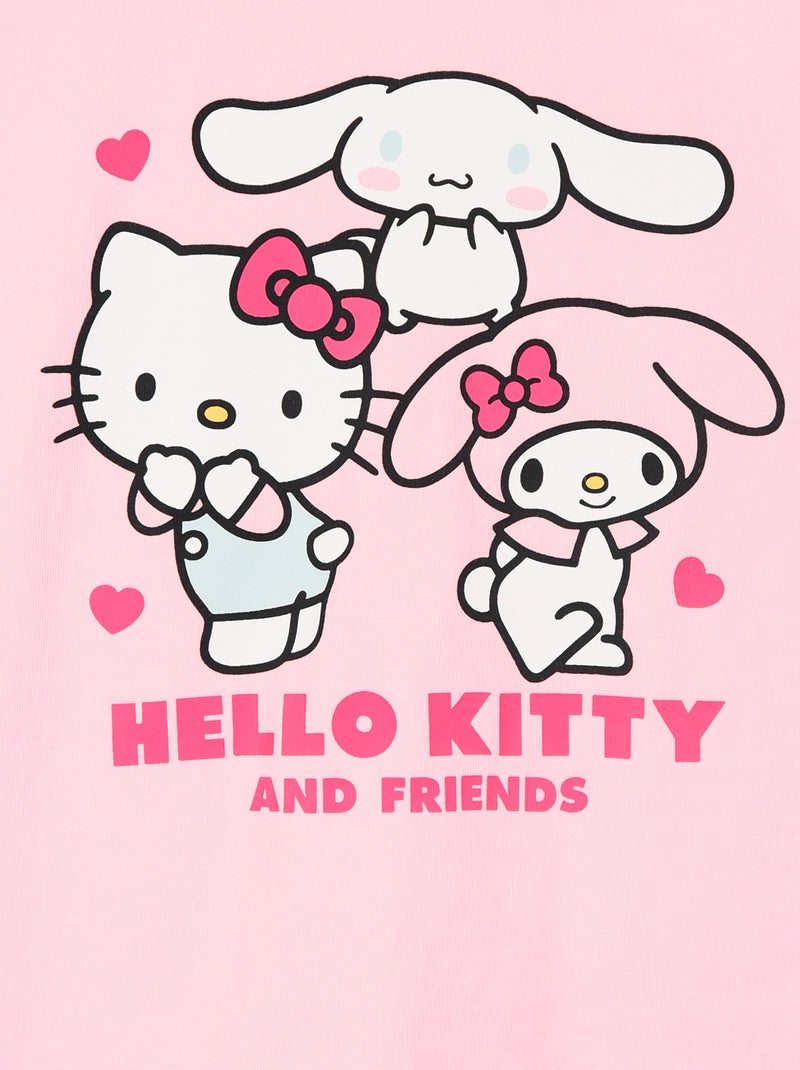 Ensemble de pyjama 'Hello kitty en coton Bleu - Kiabi