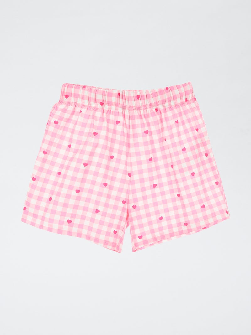 Ensemble de pyjama 'Hello kitty en coton Bleu - Kiabi