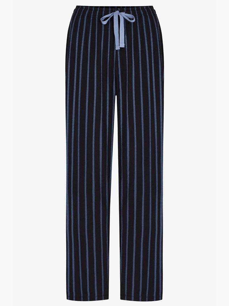 Ensemble de pyjama homme nightform à rayures, manches longues penti Noir - Kiabi