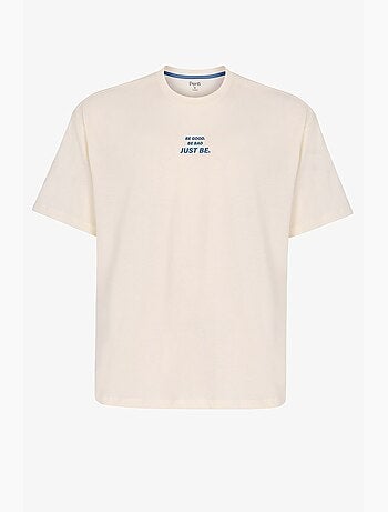 Ensemble de pyjama homme refined à rayures, oversize, long, manches courtes penti