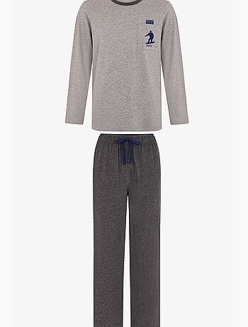 Ensemble de pyjama homme snow glide à manches longues penti