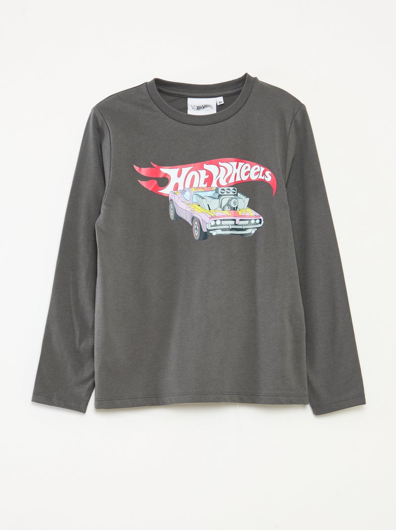 Ensemble de pyjama 'Hot Wheels' t-shirt + pantalon - 2 pièces Gris - Kiabi