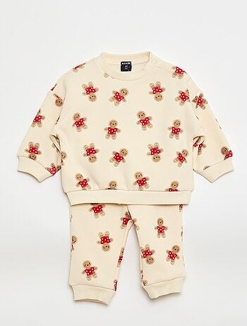 Ensemble de pyjama imprimé de Noël