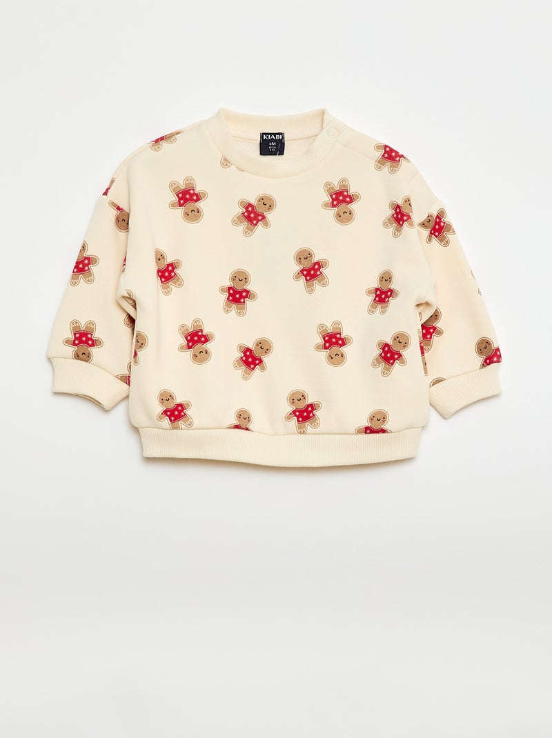 Ensemble de pyjama imprimé de Noël Blanc - Kiabi