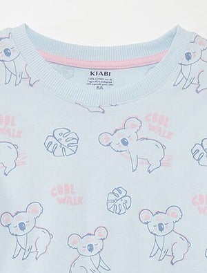 Ensemble Pyjama Fille - Manches Longues, Motif K-Pop Demon - Tissu Polyester Doux - Homewear Confortable - Cadeau Enfant