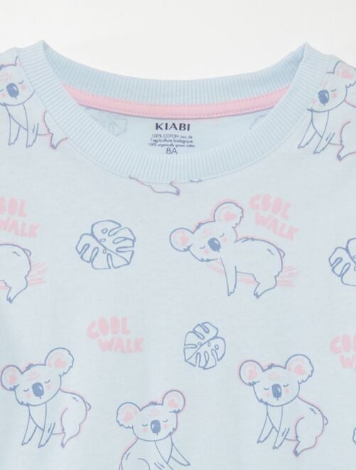 Ensemble de pyjama imprimé : T-shirt + short - 2 pièces - Kiabi